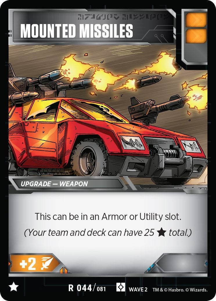 Image for Mounted Missiles (Rise of the Combiners) (44) - Transformers TCG