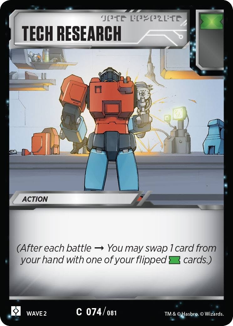 Image for Tech Research (Rise of the Combiners) (74) - Transformers TCG