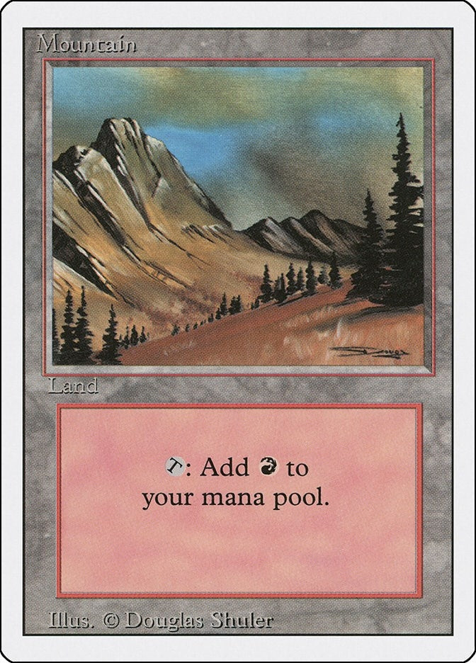 Image for Mountain (C) (Revised Edition) (292) - Magic: The Gathering