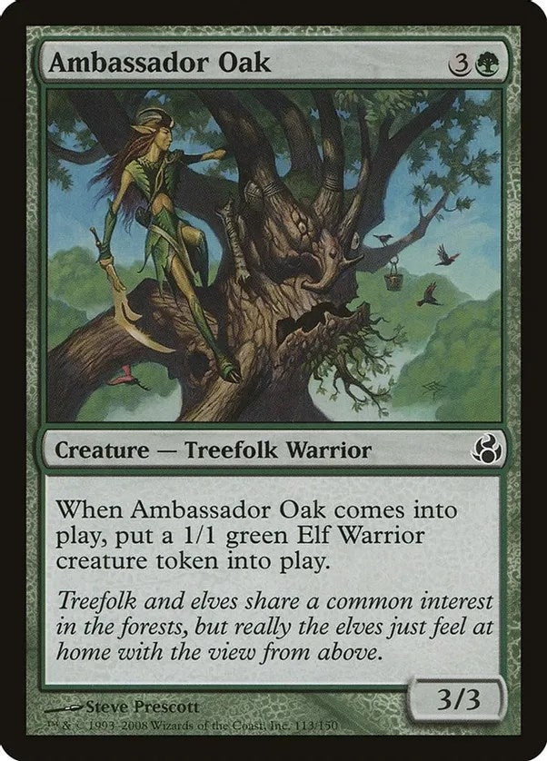 Image for Ambassador Oak (Morningtide) (Oversize Cards) (113) - Magic: The Gathering