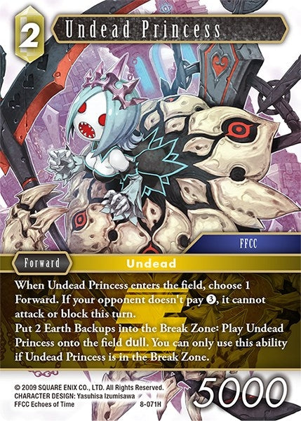 Image for Undead Princess (Opus VIII) (8-071H) - Final Fantasy TCG