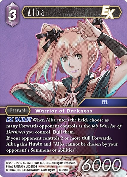 Image for Alba EX (Opus VIII) (8-091H) - Final Fantasy TCG