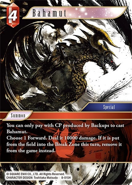 Image for Bahamut (Opus VIII) (8-015H) - Final Fantasy TCG