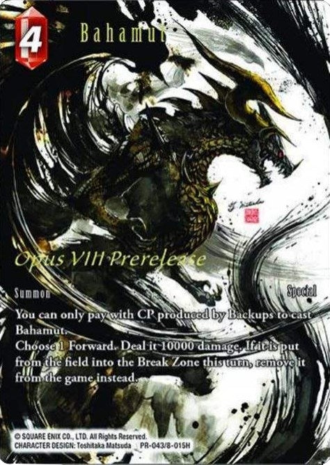 Image for Bahamut (Prerelease Promo) (FF: Promo Cards) (PR-043/8-015H) - Final Fantasy TCG
