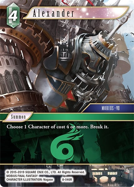Image for Alexander (Mobius VII) (Opus VIII) (8-046R) - Final Fantasy TCG