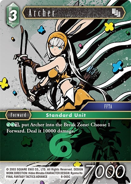 Image for Archer (Opus VIII) (8-065C) - Final Fantasy TCG