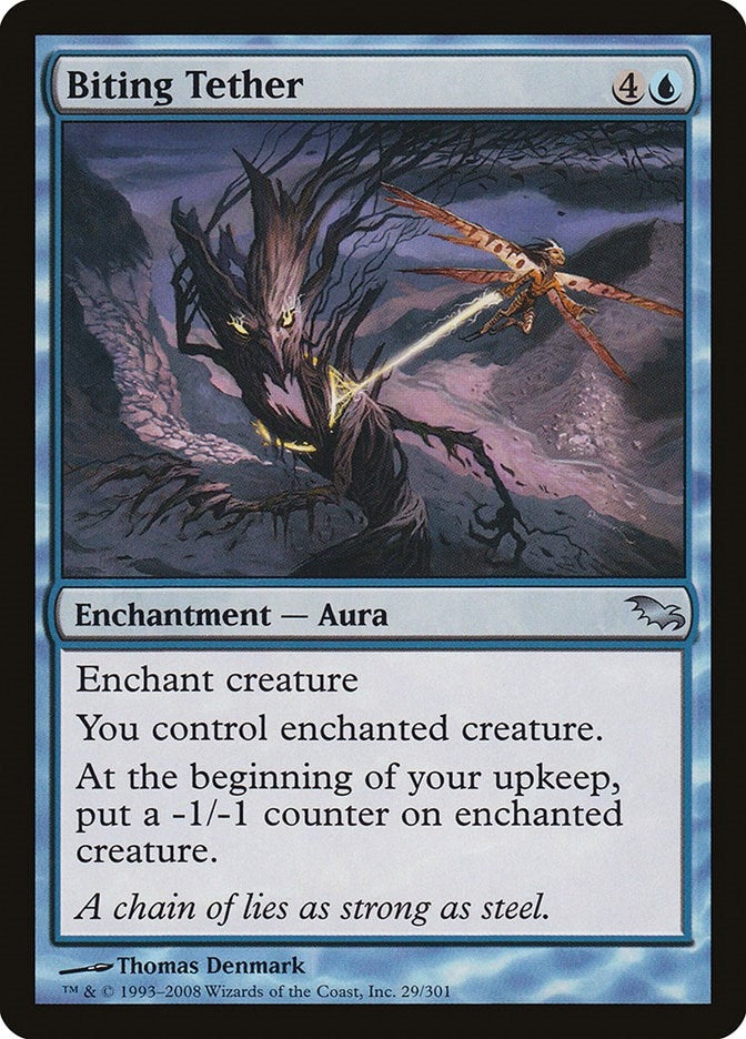 Image for Biting Tether (Shadowmoor) (29) - Magic: The Gathering