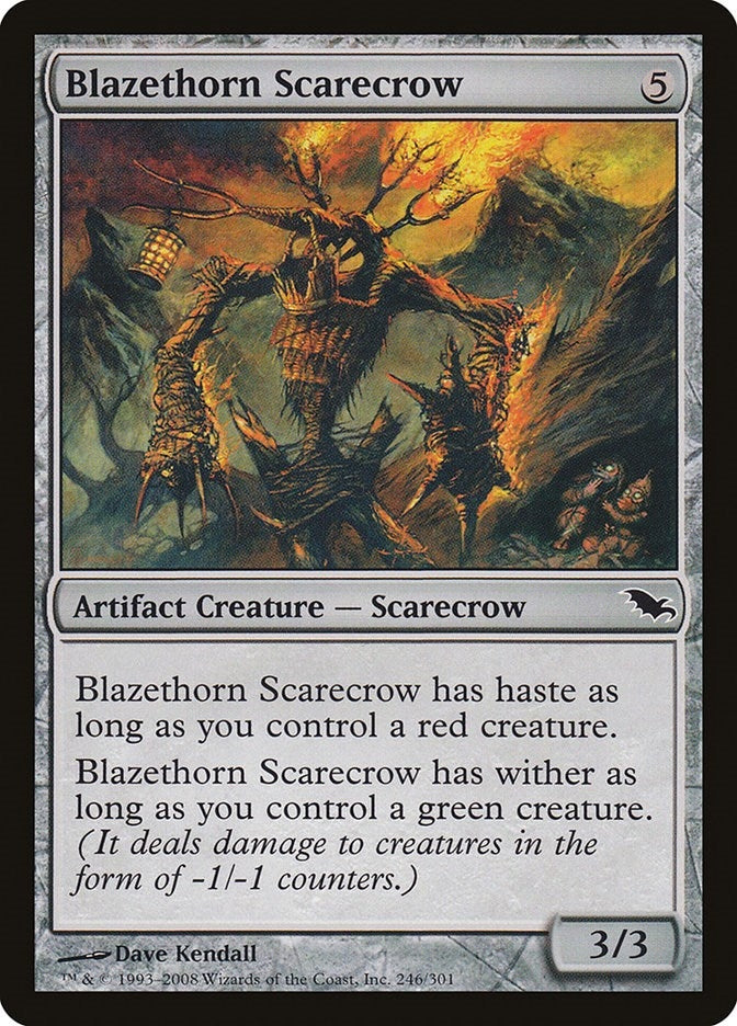 Image for Blazethorn Scarecrow (Shadowmoor) (246) - Magic: The Gathering