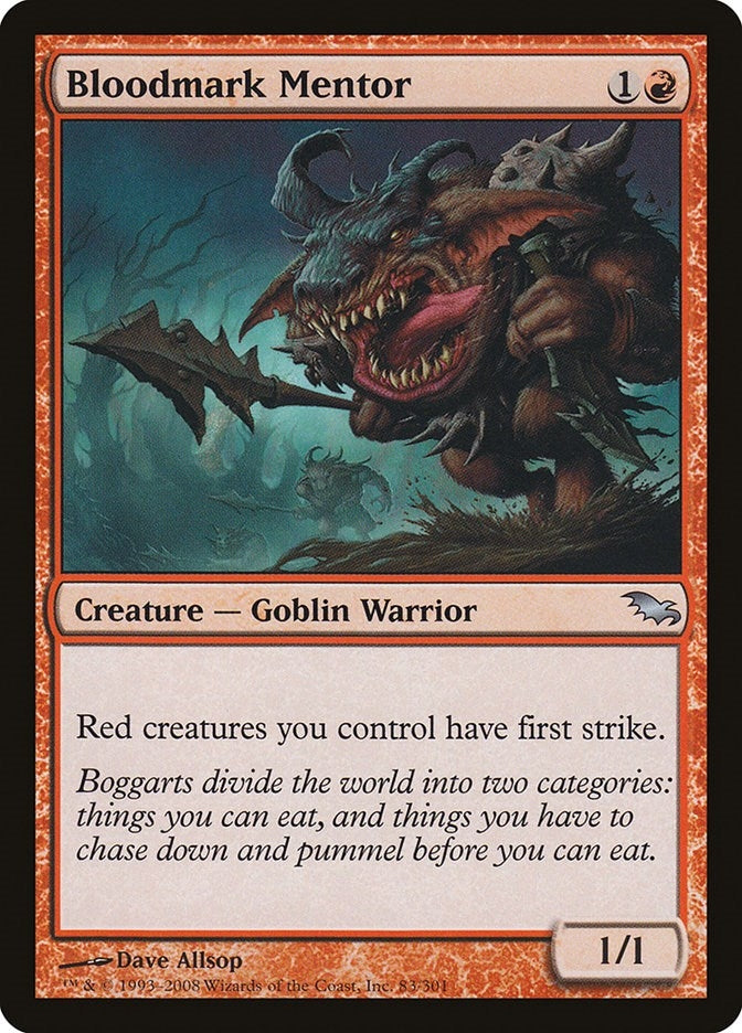 Image for Bloodmark Mentor (Shadowmoor) (83) - Magic: The Gathering