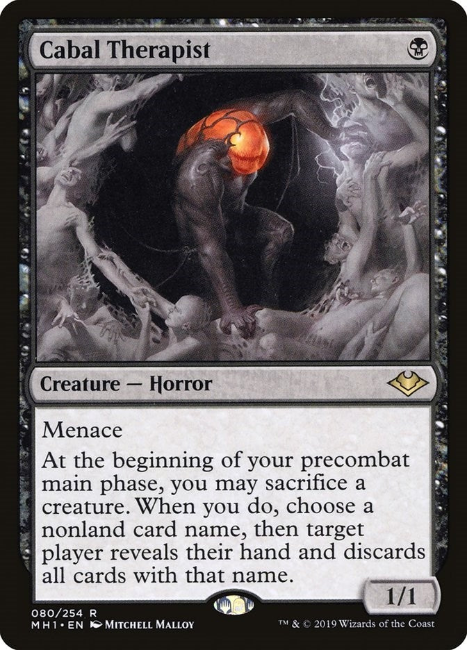 Image for Cabal Therapist (Modern Horizons) (80) - Magic: The Gathering