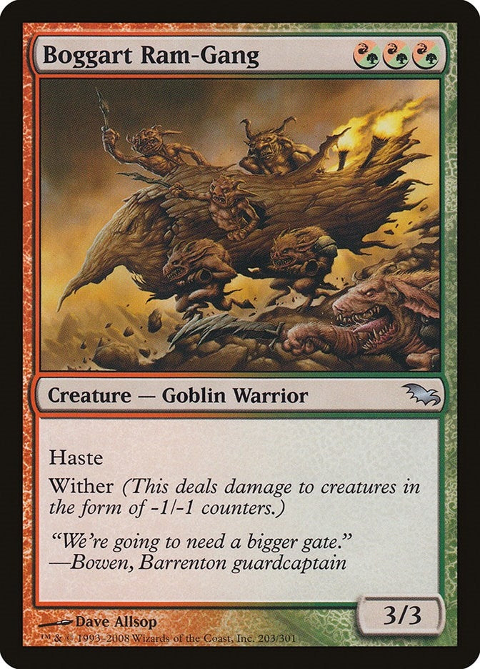 Image for Boggart Ram-Gang (Shadowmoor) (203) - Magic: The Gathering