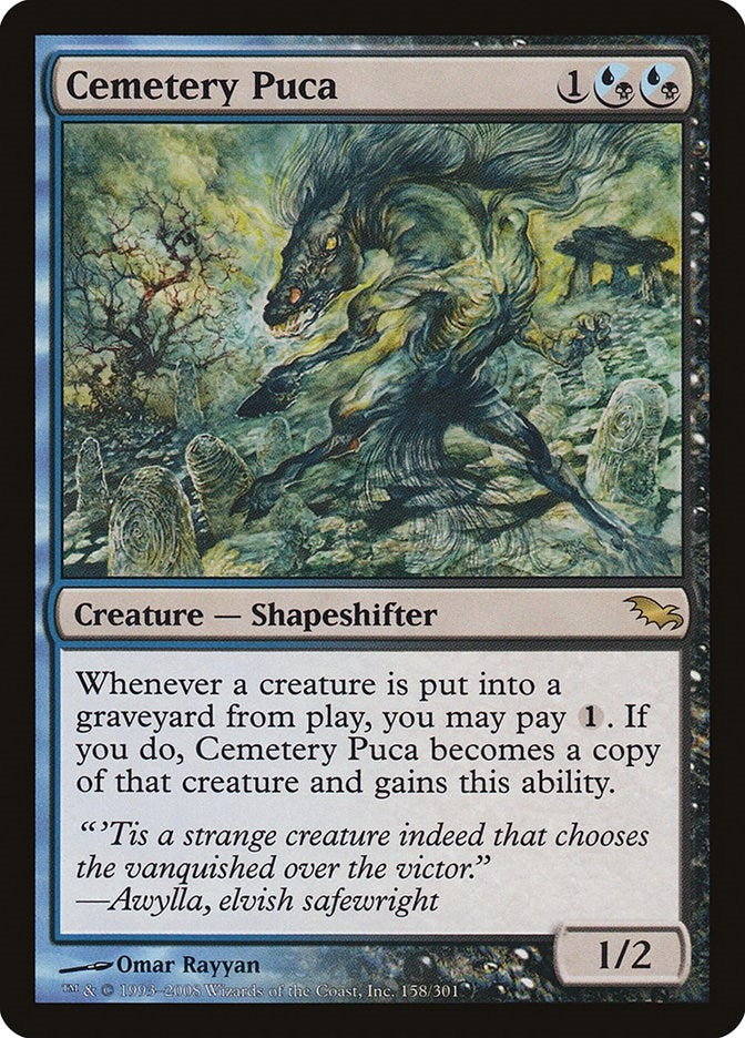 Image for Cemetery Puca (Shadowmoor) (158) - Magic: The Gathering