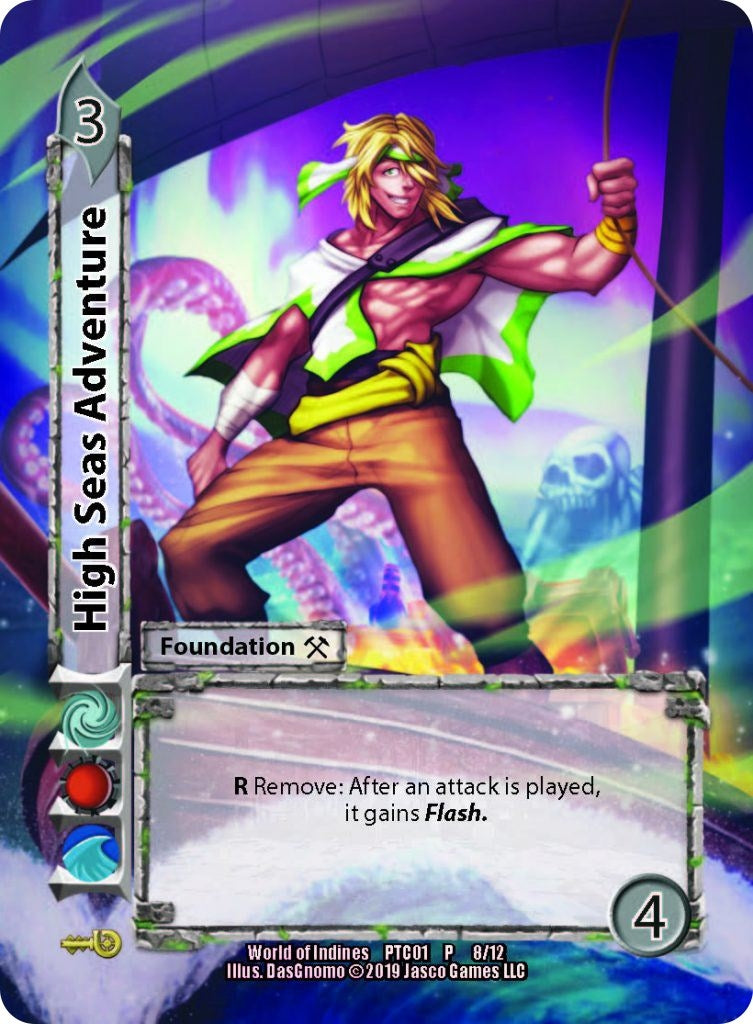 Image for High Seas Adventure (Full Art) (2019 UFS PTC) (World of Indines) (8/12) - UniVersus