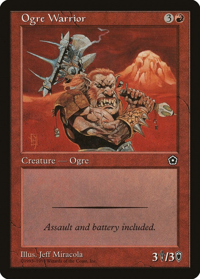 Image for Ogre Warrior (Portal Second Age) - Magic: The Gathering
