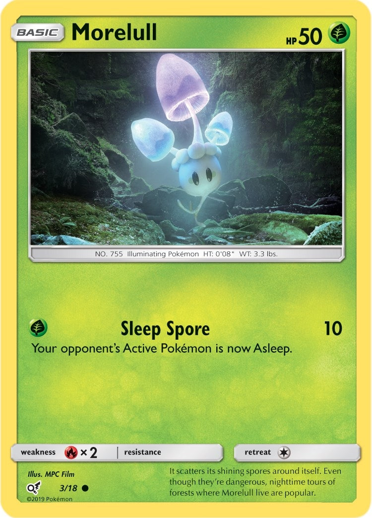 Image for Morelull (Holo Common) (Detective Pikachu) (3/18) - Pokemon