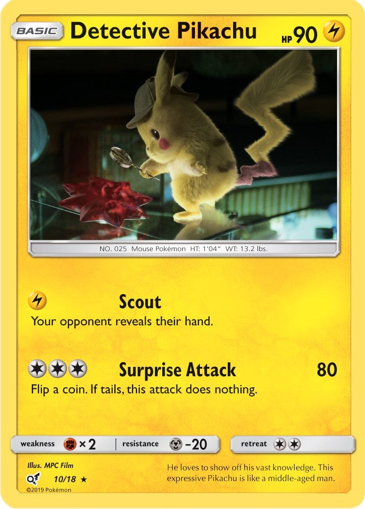 Image for Detective Pikachu (Detective Pikachu) (10/18) - Pokemon