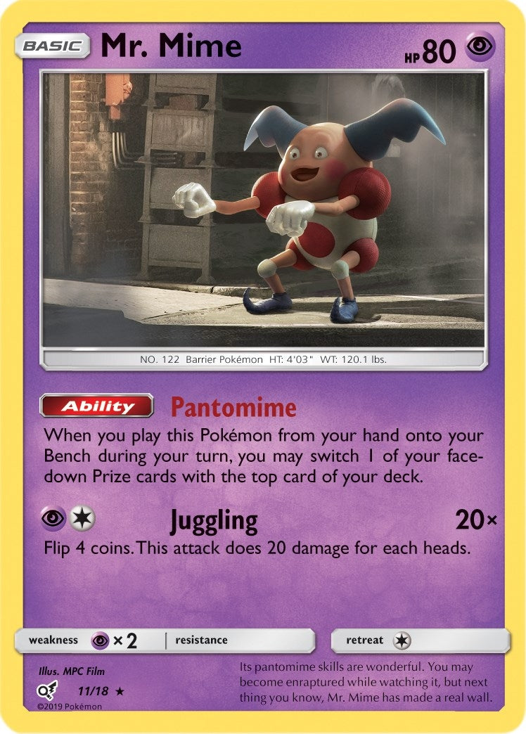 Image for Mr. Mime (Detective Pikachu) (11/18) - Pokemon
