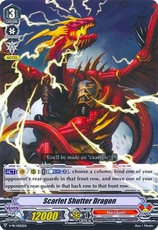 Image for Scarlet Shutter Dragon (V Promo Cards) (V-PR/0052EN) - Cardfight Vanguard