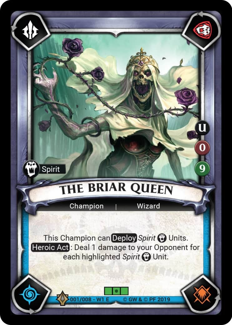 The Briar Queen Unclaimed (001) [WHAOSWCP] - Warhammer Age of Sigmar Champions TCG Sealed