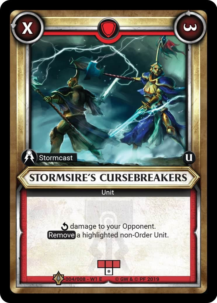 Stormsires Cursebreakers Unclaimed (004) [WHAOSWCP] - Warhammer Age of Sigmar Champions TCG Sealed