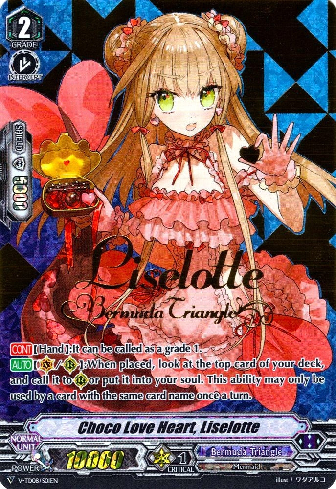 Image for Choco Love Heart, Liselotte (SP) - V-TD08/S01EN (V-TD08: Schokolade Melody) (V-TD08/S01EN) - Cardfight Vanguard