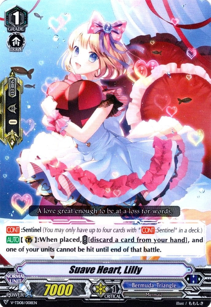 Image for Suave Heart, Lilly (V-TD08: Schokolade Melody) (V-TD08/008EN) - Cardfight Vanguard