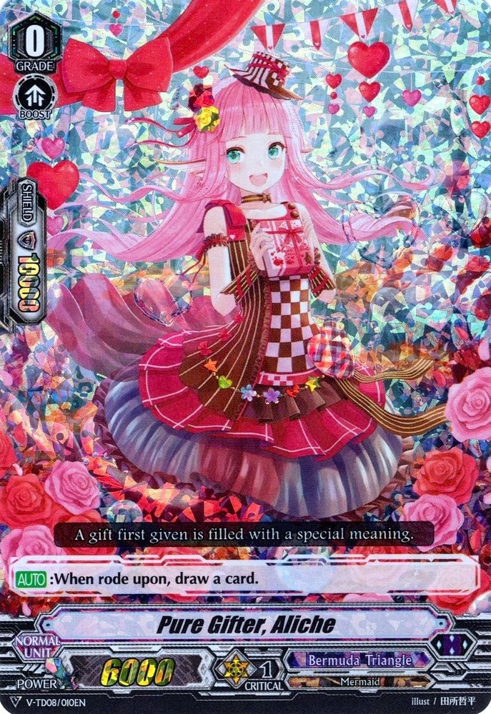 Image for Pure Gifter, Aliche (RRR Foil) (V-TD08: Schokolade Melody) (V-TD08/010EN) - Cardfight Vanguard