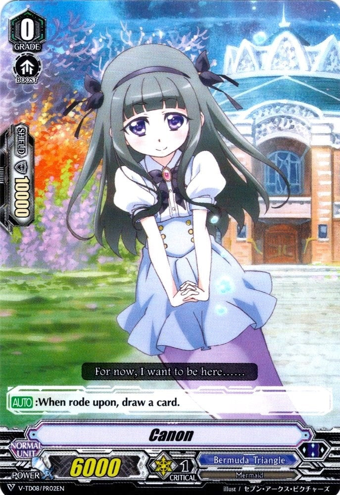 Image for Canon (V-TD08: Schokolade Melody) (V-TD08/PR02EN) - Cardfight Vanguard