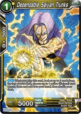 Image for Dependable Saiyan Trunks (Destroyer Kings Pre-Release Cards) (BT6-086_PR) - Dragon Ball Super: Masters