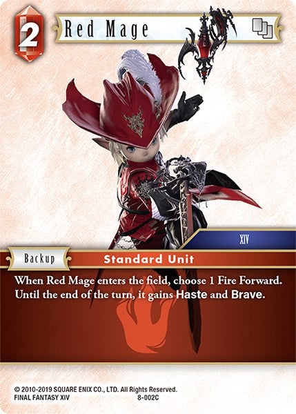 Image for Red Mage (Opus VIII) (8-002C) - Final Fantasy TCG