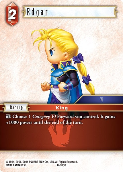 Image for Edgar (Opus VIII) (8-005C) - Final Fantasy TCG