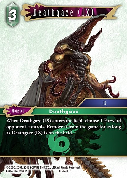 Image for Deathgaze (IX) (Opus VIII) (8-056R) - Final Fantasy TCG