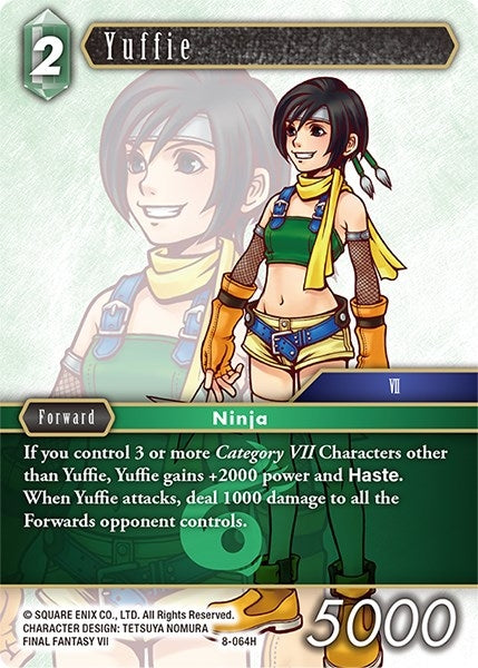 Image for Yuffie (Hero) (Opus VIII) (8-064H) - Final Fantasy TCG