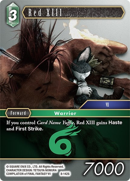 Image for Red XIII (Opus VIII) (8-142S) - Final Fantasy TCG