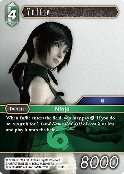 Image for Yuffie (Starter) (Opus VIII) (8-141S) - Final Fantasy TCG