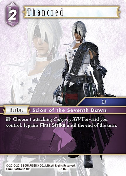Image for Thancred (Opus VIII) (8-146S) - Final Fantasy TCG