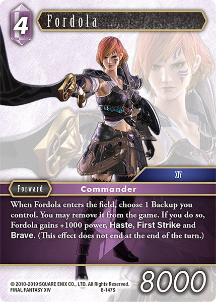 Image for Fordola (Opus VIII) (8-147S) - Final Fantasy TCG