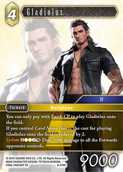 Image for Gladiolus (Opus VIII) (8-074H) - Final Fantasy TCG