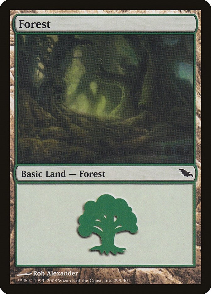 Image for Forest (299) (Shadowmoor) (299) - Magic: The Gathering