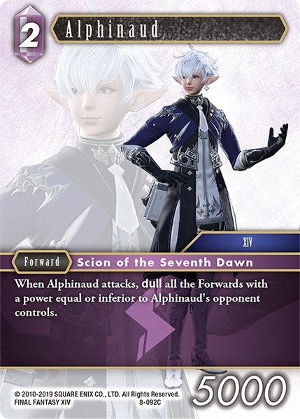 Image for Alphinaud (Opus VIII) (8-092C) - Final Fantasy TCG