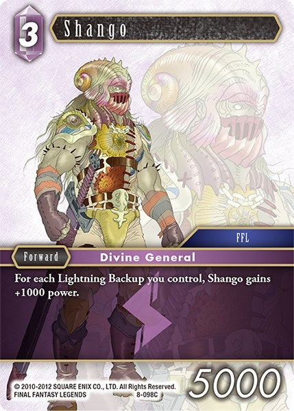 Image for Shango (Opus VIII) (8-098C) - Final Fantasy TCG
