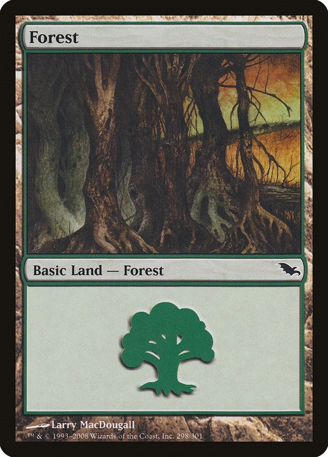 Image for Forest (298) (Shadowmoor) (298) - Magic: The Gathering