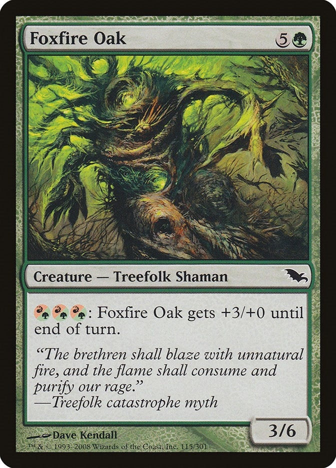 Image for Foxfire Oak (Shadowmoor) (115) - Magic: The Gathering