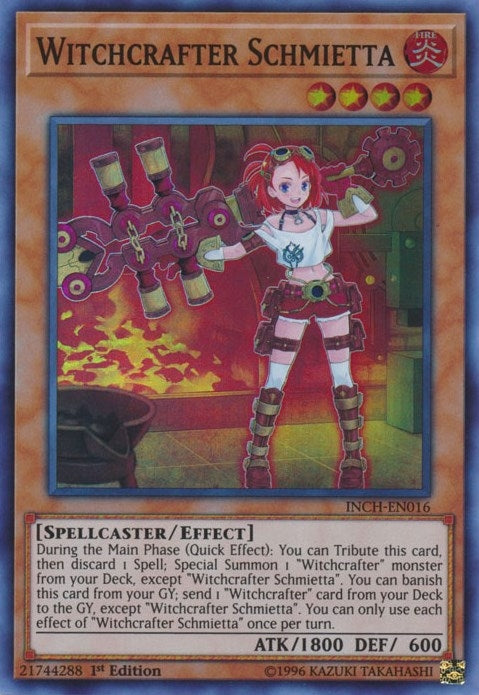 Image for Witchcrafter Schmietta (The Infinity Chasers) (INCH-EN016) - YuGiOh