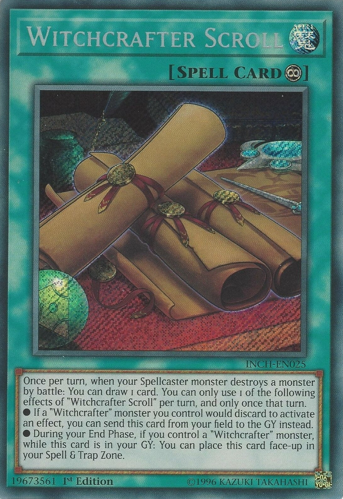 Image for Witchcrafter Scroll (The Infinity Chasers) (INCH-EN025) - YuGiOh
