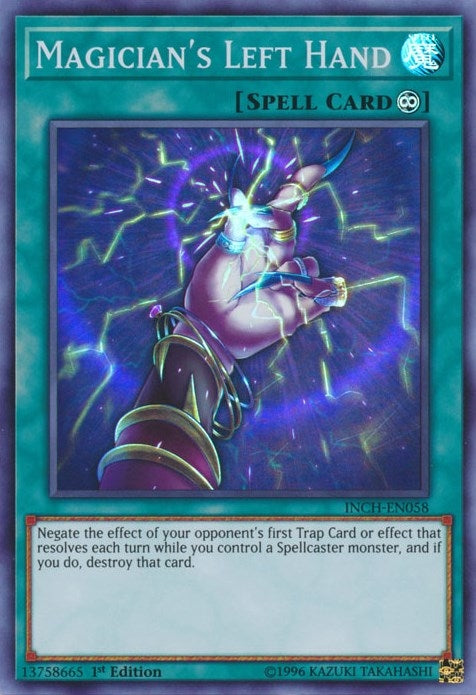 Image for Magician's Left Hand (The Infinity Chasers) (INCH-EN058) - YuGiOh