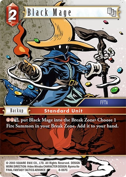 Image for Black Mage (FFTA) (Opus VIII) (8-007C) - Final Fantasy TCG