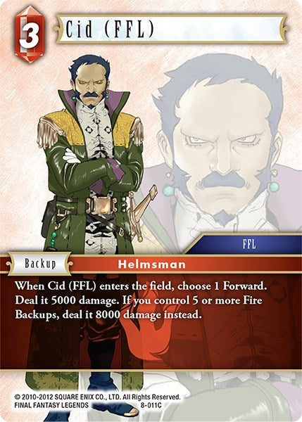 Image for Cid (FFL) (Opus VIII) (8-011C) - Final Fantasy TCG