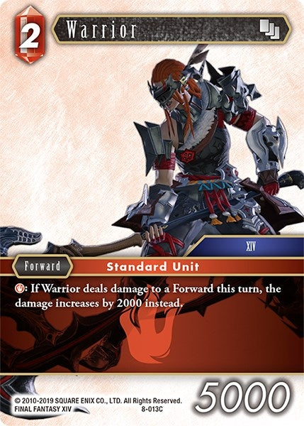 Image for Warrior (Opus VIII) (8-013C) - Final Fantasy TCG