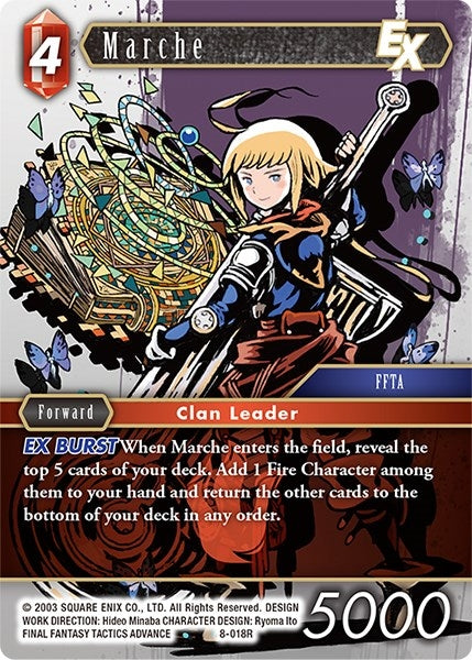 Image for Marche EX (Opus VIII) (8-018R) - Final Fantasy TCG
